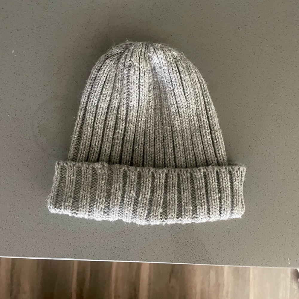 Cotton On Grey Ribbed Beanie - Picture 2 of 10